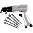 Air Hammer with Chisel Set, 3 CFM, 1/4" NPT, 3500 BPM, 11/16" x 2-5/8" (17.46mm x 66.68mm)