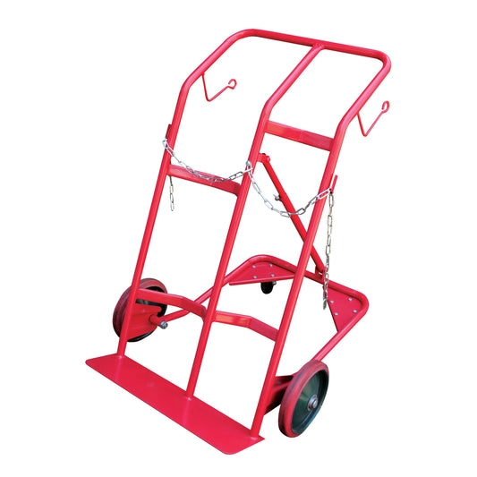 Cylinder Cart, Mold-on Rubber Wheels, 25-1/2"W x 7"L Base, 350 lbs.