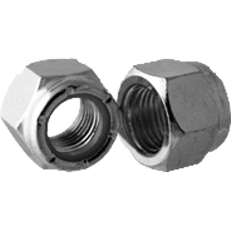 NTU Thin Heavy Series Locknut Nylon Insert, 3/4"-10 Dia., Zinc Plated