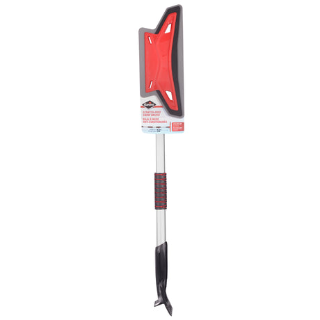 Scratch-Free Snow Blade, Telescopic, EVA Foam Blade, 52" Long, Red