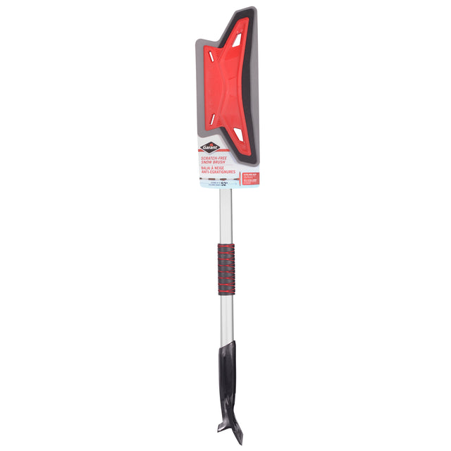 Scratch-Free Snow Blade, Telescopic, EVA Foam Blade, 52" Long, Red