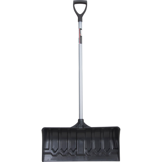 Snow Pusher, Polypropylene Blade, D-Grip Handle, 24-1/2" W