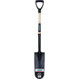 Drain Spade Shovel, Tempered Steel, 14" x 6" Blade, 30" L, D-Grip Handle