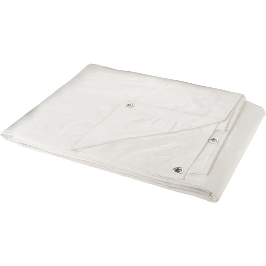 Tarp, Heavy-Duty, White, 40' x 30' x 6 mils