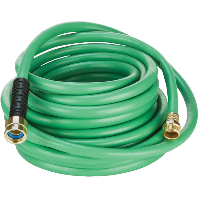 Maxlite Green Garden Hose, Rubber, 1/2" dia. x 100'