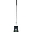 Square Point Shovel, Wood, Ergonomic Straight Handle, 62" Long