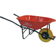 Big Wheel Contractor Wheelbarrow, 6 cu. ft., Steel Tray