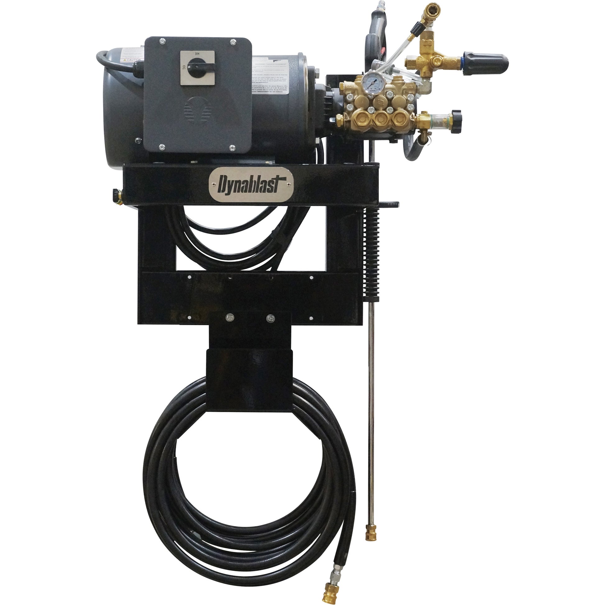 Wall Mounted Cold Water Pressure Washer, Electric, 2100 PSI, 3.6 GPM