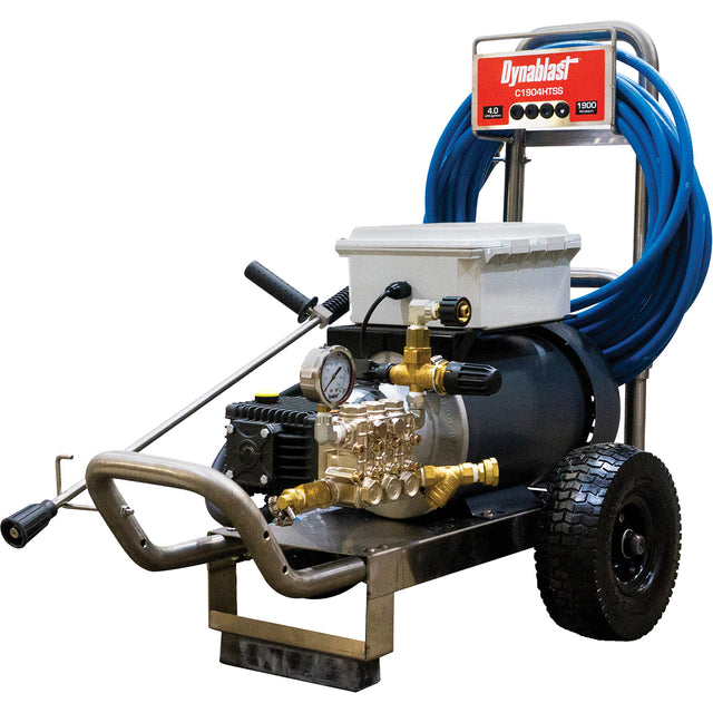 Hot & Cold Water Pressure Washer with Time Delay Shutdown, Electric, 1900 PSI, 4 GPM