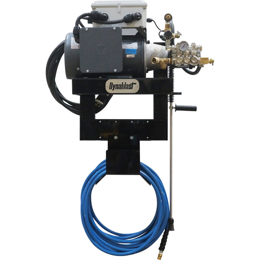 230V Wall Mounted Hot & Cold Water Pressure Washer, Electric, 1900 PSI, 4 GPM