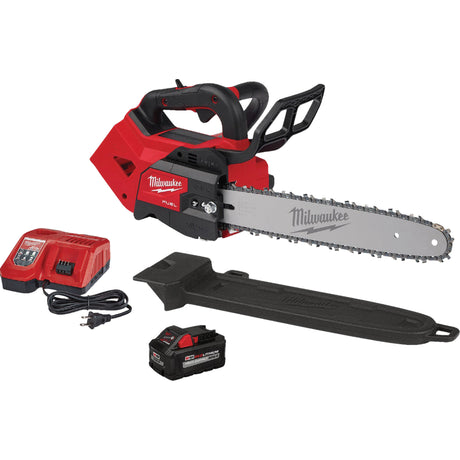 M18 Fuel™ 14" Top Handle Chainsaw Kit, 14", Battery Powered, 18 V