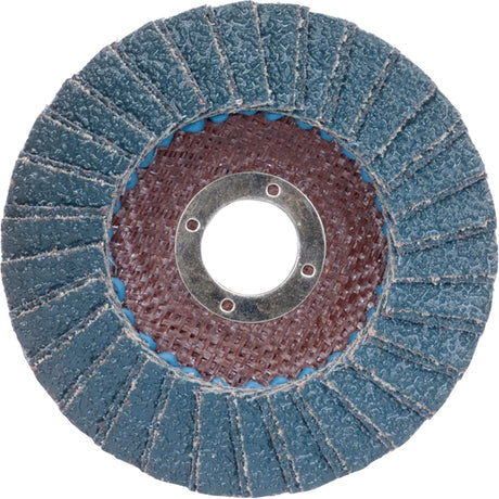 Flap Wheels - Metal R828, 5" x 7/8", Type 27, 40 Grit, Zirconium