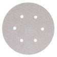 Paper Hook & Loop Vacuum Discs, 6" Dia., 280 Grit, Aluminum Oxide, B-Weight