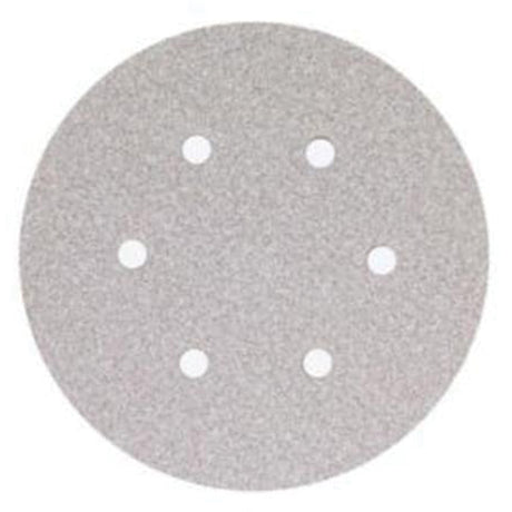 Paper Hook & Loop Vacuum Discs, 6" Dia., 280 Grit, Aluminum Oxide, B-Weight