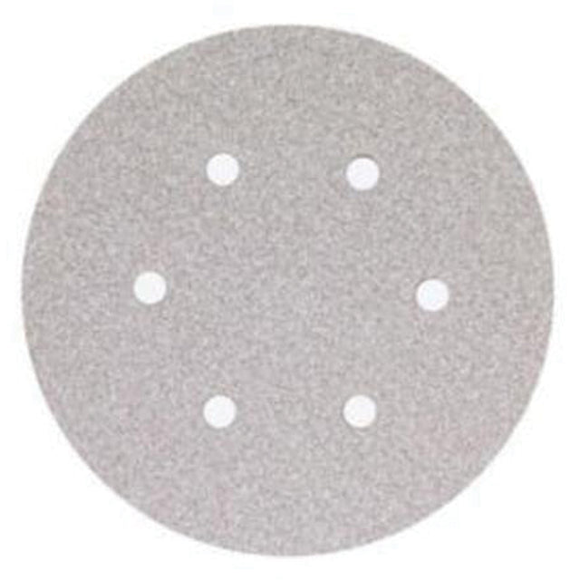 Paper Hook & Loop Vacuum Discs, 6" Dia., 280 Grit, Aluminum Oxide, B-Weight