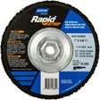 Bear-Tex® Rapid Strip Non-Woven Depressed Center Discs, 7" Dia., Extra Coarse Grit, Silicon Carbide