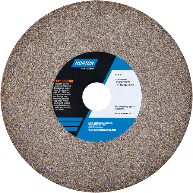 Bench Grinding Wheels - Gemini, 7" x 1", 1" Arbor, Aluminum Oxide