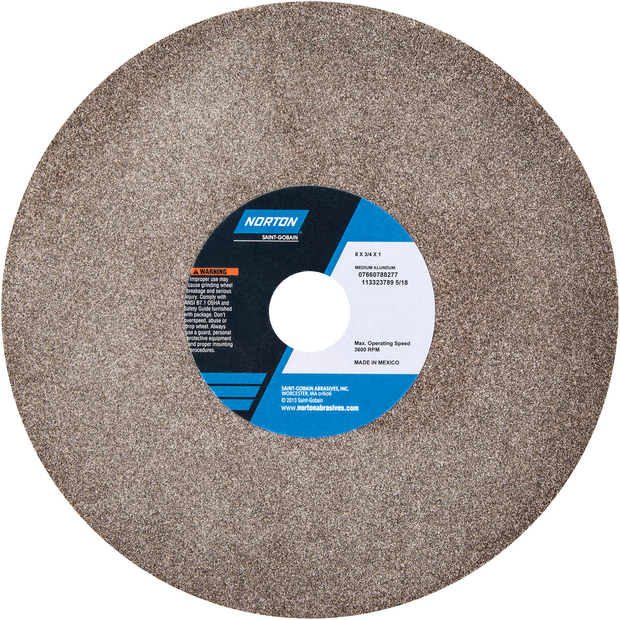 Bench Grinding Wheels - Gemini, 8" x 3/4", 1" Arbor