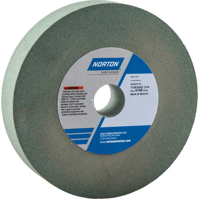 Bench Grinding Wheels - Gemini, 6" x 1", 1" Arbor