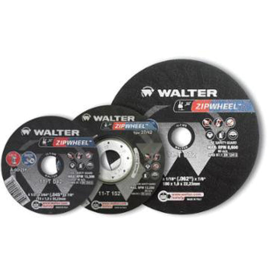 Zipcut™ High Performing Cut-Off Wheel, 7" x 1/16", 7/8" Arbor, Type 27, Aluminum Oxide, 8600 RPM