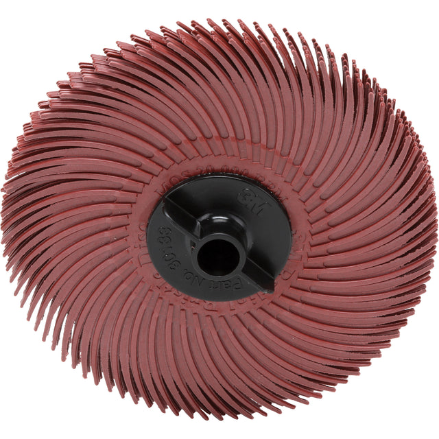 Scotch-Brite™ Radial Bristle Disc, Aluminum Oxide, 220 Grit, 3" Dia.