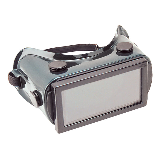 Weld-Mate Welder's Flexible Frame Safety Goggles, 5.0 Lens, Anti-Scratch, Closed Vent