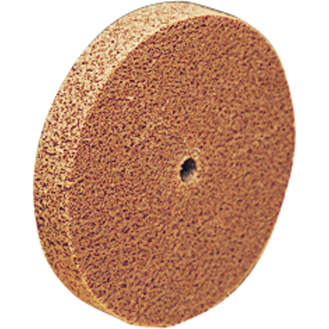 Scotch-Brite™ Cut & Polish Unitized Wheel, 6" x 1/8", 1/2" Arbor, Coarse Grit, Aluminum Oxide