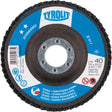 Standard 2 In 1 Flap Disc Wheel, 4-1/2" x 7/8", Type 29, 60 Grit, Zirconium