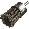Knotted Wire End Brushes, 3/4" Dia., 0.014" Wire Dia., 1/4" Shank