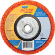 Blaze Rapid Strip Non-Woven Depressed Center Disc - 4-1/2", 4-1/2" Dia., Coarse Grit