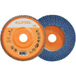 AllSteel™ Flap Disc, 7" x 7/8", Type 27, 80 Grit, Zirconia Alumina