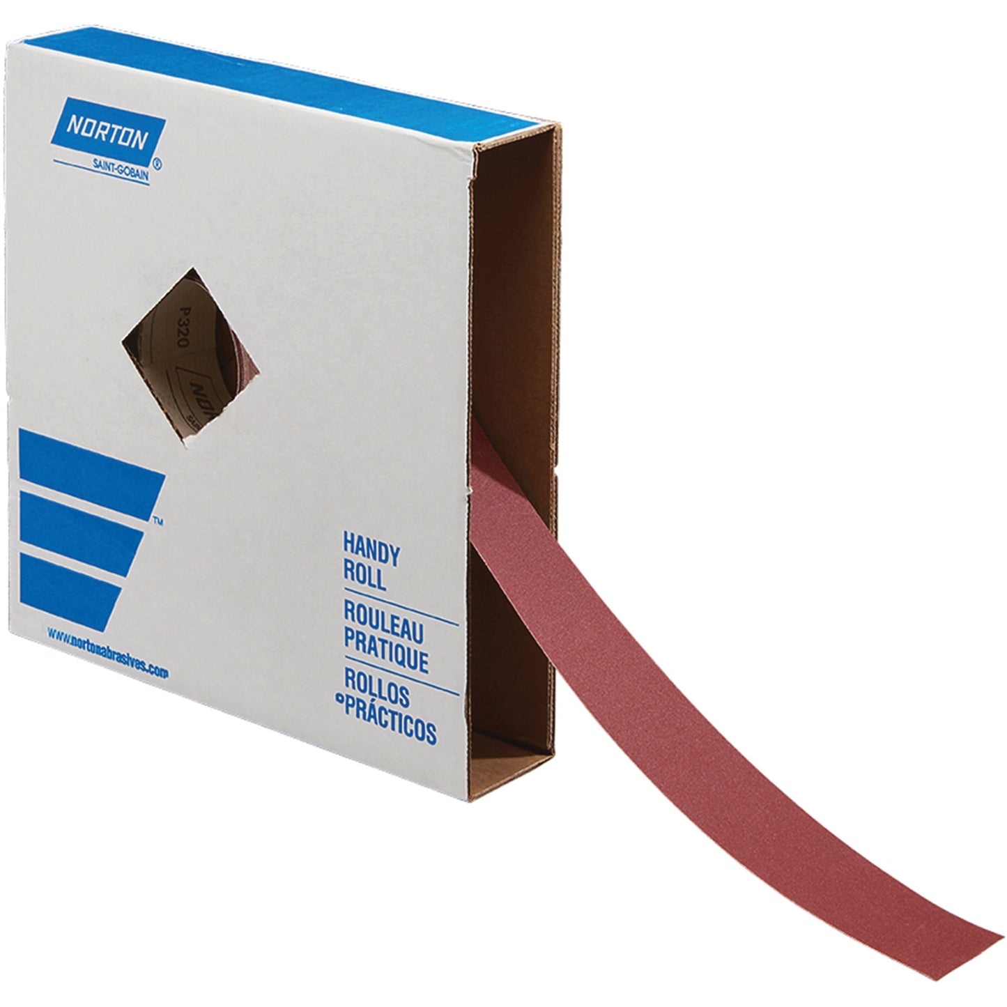 Metal Sanding Roll, Aluminum Oxide, 2" W x 150' L, 240 Grit