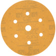 Hookit™ Dust-Free Sanding Disc, 6" Dia., P120 Grit, Aluminum Oxide, C-Weight