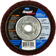 Rapid Blend™ Non-Woven Depressed Center Abrasive Disc, 4-1/2" Dia., 150-180 Grit, Aluminum Oxide