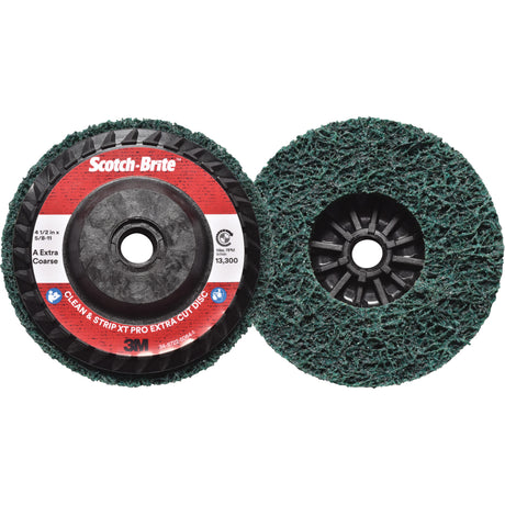 Scotch-Brite™ Clean & Strip XT Pro Extra Cut Disc, 4-1/2" Dia., Extra Coarse Grit, Aluminum Oxide