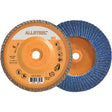 AllSteel™ Flap Disc, 5" x 5/8"-11, Type 27, 40 Grit, Zirconia Alumina