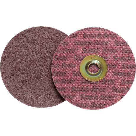 Scotch-Brite™ Roloc™ Surface Conditioning Disc, 2" Dia., Medium Grit, Aluminum Oxide