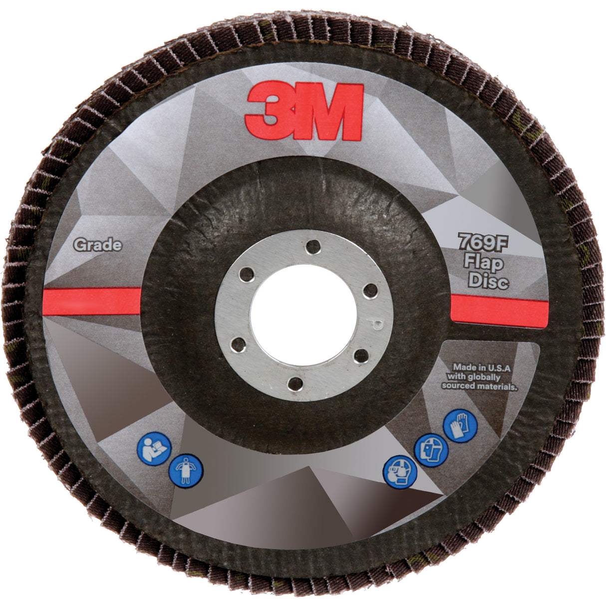769F Quick Change Flap Disc, 5" x 7/8", Type 29, 40+ Grit, Ceramic