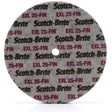 Scotch-Brite™ EXL Unitized Wheel, 6" x 1/4", 1/4" Arbor, Fine Grit, Silicon Carbide
