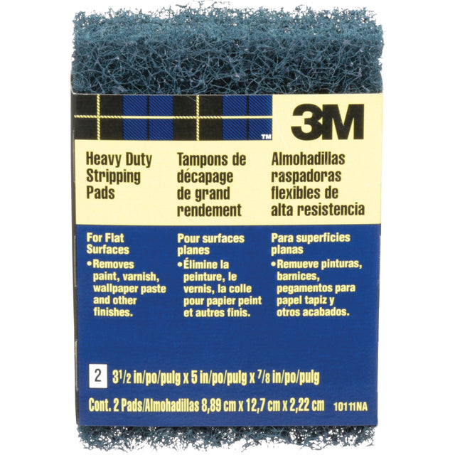 Heavy-Duty Stripping Pads, Aluminum Oxide, 3-1/2" x 5", Coarse Grit