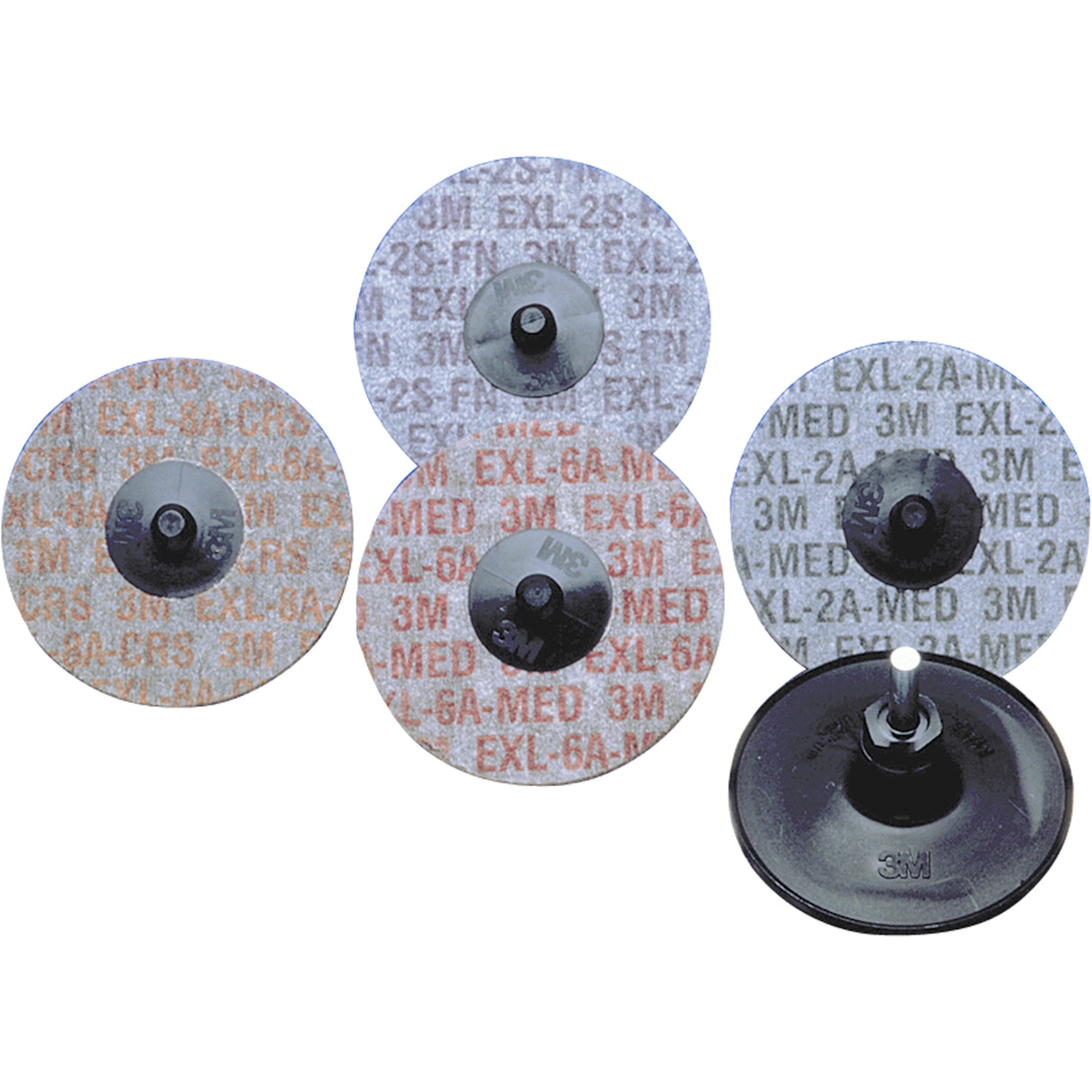 Buff & Blend® Products - Scotch-Brite Exl™ Roloc™ Unitized Wheels, 2" x 2A Grit, Aluminum Oxide
