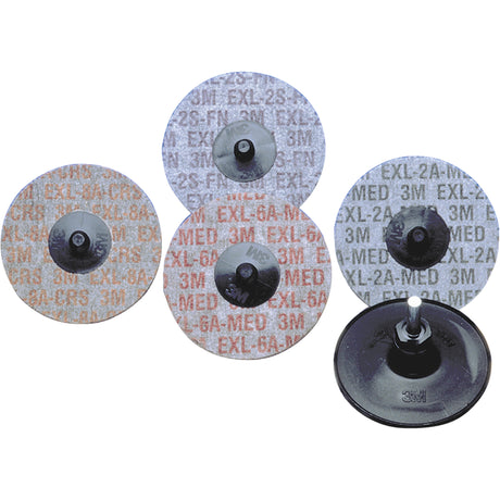 Buff & Blend® Products - Scotch-Brite Exl™ Roloc™ Unitized Wheels, 2" x 6A Grit, Aluminum Oxide