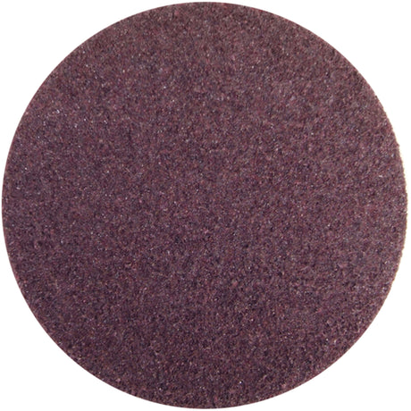 Non-Woven Hook & Loop Disc, 2" Dia., Medium Grit, Aluminum Oxide