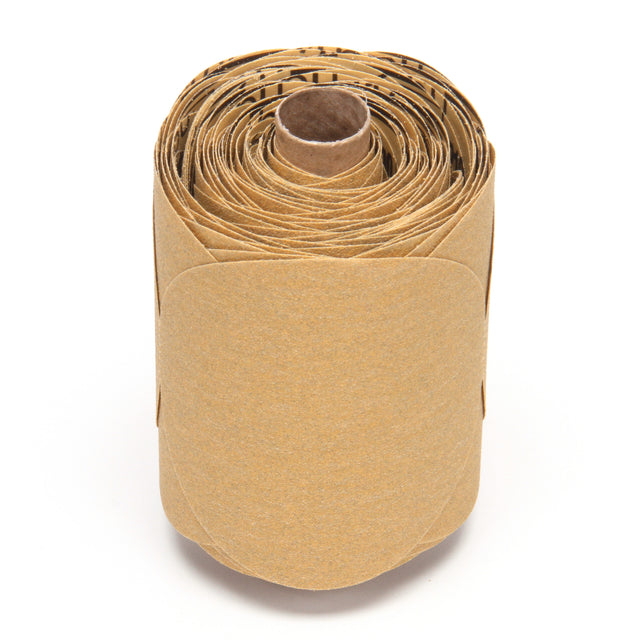 Stikit™ Gold Paper 216U Disc Roll, Aluminum Oxide, 5" W x 52' L, P100 Grit