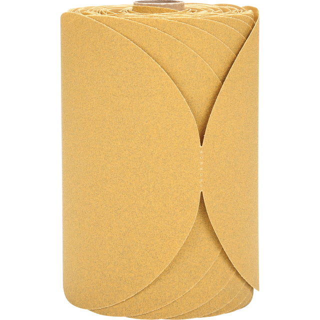 Stikit™ Gold Sanding Disc Roll, 6" Dia., P100 Grit, Aluminum Oxide
