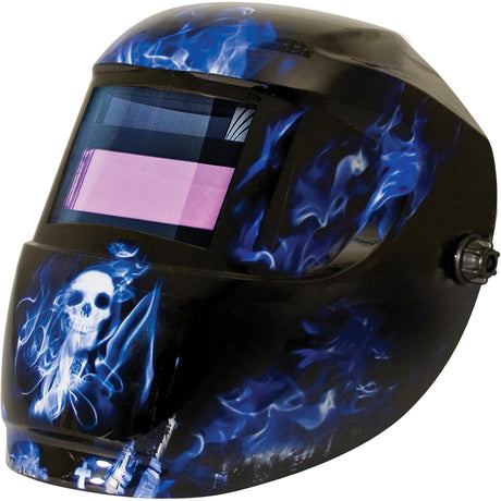 Carrera™ ArcOne® Hood, 2" L x 3" W View Area, 9 - 13 Shade Range, Blue