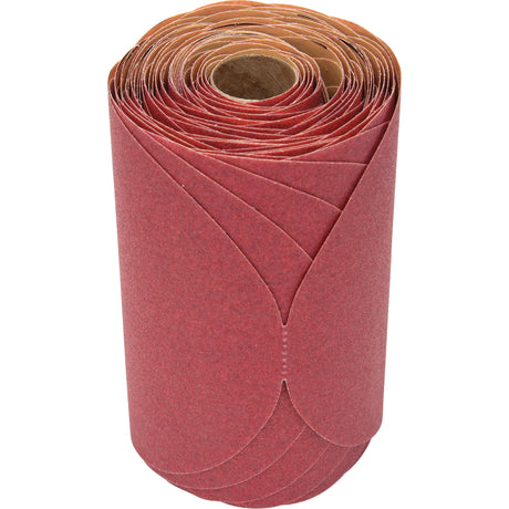 Stikit™ Red Abrasive Disc, 6" Dia., P120 Grit, Aluminum Oxide