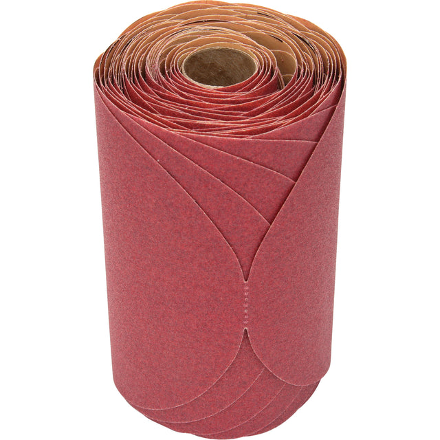 Stikit™ Red Abrasive Disc, 6" Dia., P120 Grit, Aluminum Oxide