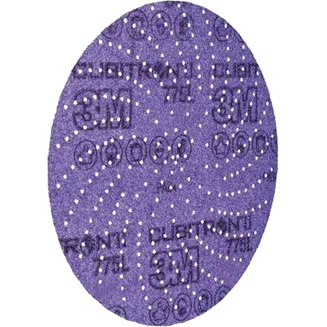 Cubitron™ II Hookit™ Clean Sanding Film Disc 775L, 5" Dia., 150+ Grit, Ceramic, 3 mils