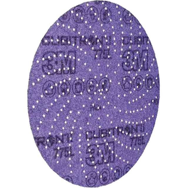 Cubitron™ II Hookit™ Clean Sanding Film Disc 775L, 5" Dia., 150+ Grit, Ceramic, 3 mils